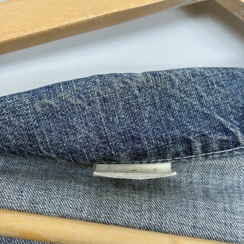 Vintage 90s GAP Denim Chore Jacket Sz Medium M Workwear - Picture 13 of 13